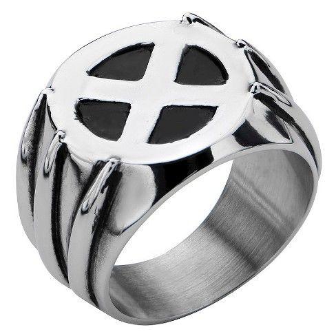Marvel Wolverine Logo - Men's Marvel® XMEN Wolverine Stainless Steel Claw Ring With XMEN