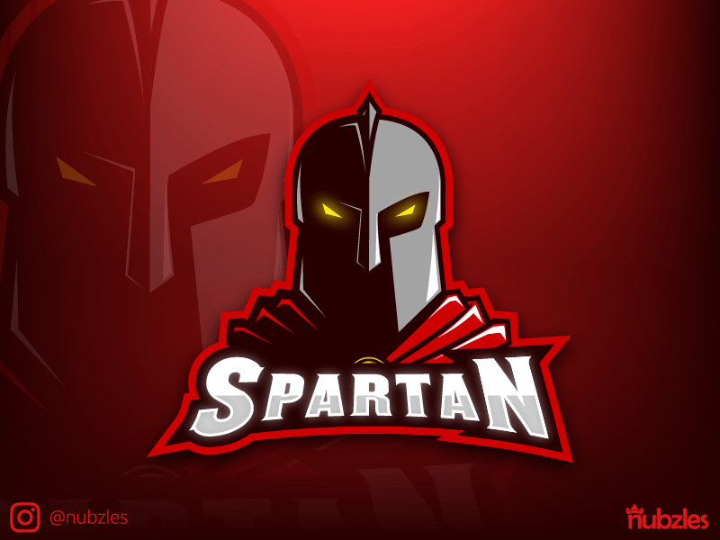 Red Spartan Logo - Red Spartan E Sport Logo By Sugeng Riyanto