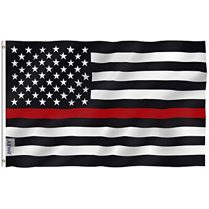 Red Line White X Logo - Amazon.com : Anley Fly Breeze 3x5 Foot Thin Red Line USA Polyester ...