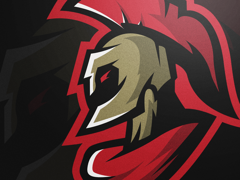 Red Spartan Logo - Spartan 2 by Mike Charles | Dribbble | Dribbble