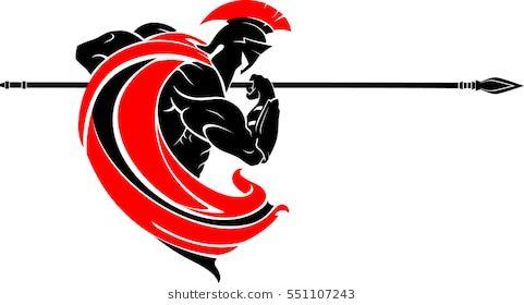 Red Spartan Logo - Spartan Image Vectors Shutterstock Special Spartans