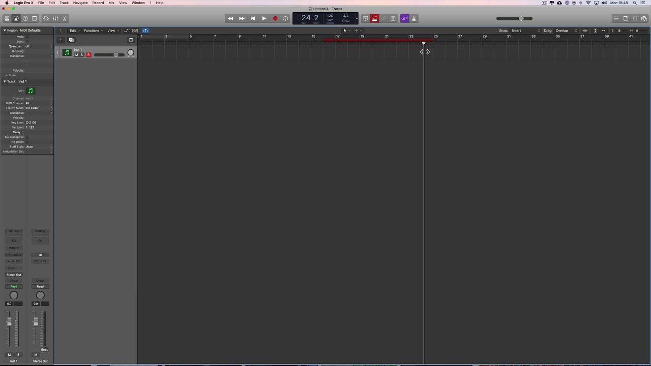 Red Line White X Logo - Logic Pro X Tips 42 - Fix infinite length Autopunch red line - YouTube