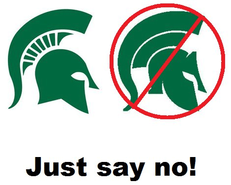 MSU Spartan Logo - Brand New: Angry Spartans