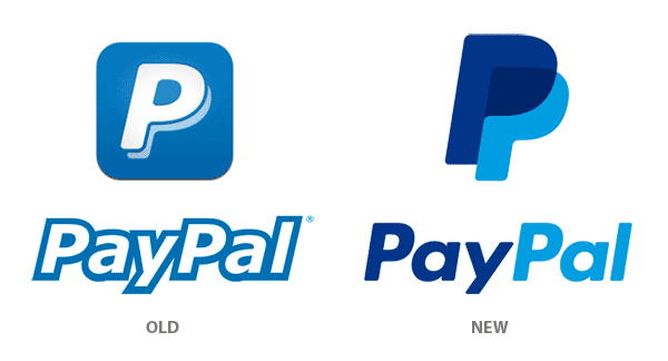 New PayPal Logo - paypal old new
