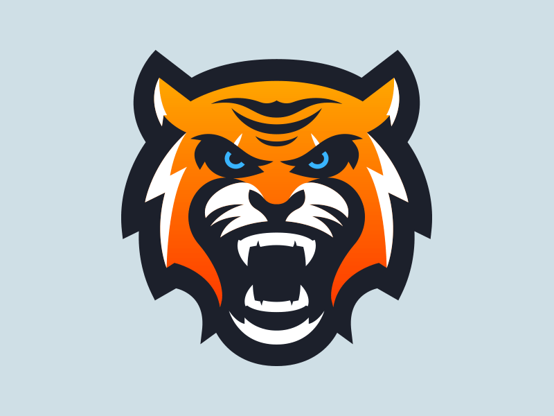 Tiger Mascot Logo - Tiger Mascot Logo Design. Sports logo's. Logo design