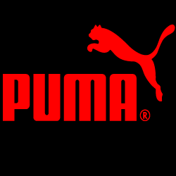 All Black and Red Logo - Puma Logos