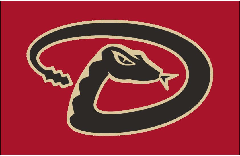 Diamondbacks Snake Logo - Arizona Diamondbacks Cap Logo - National League (NL) - Chris ...