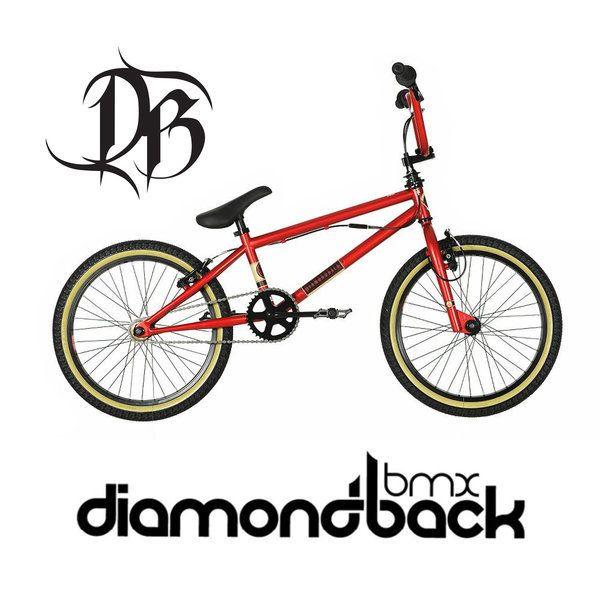 Red Diamondback Logo - Diamondback Option 20 inch BMX Bike - Unisex in Red - Bennetts ...