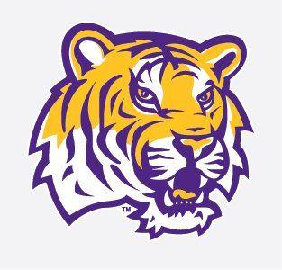 LSU Logo - Amazon.com: LSU Tigers TIGER HEAD Mascot Logo 6