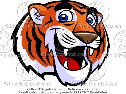 Tiger Mascot Logo - Cute Tiger Mascot Clip Art! Tiger Mascot Logos, Picture
