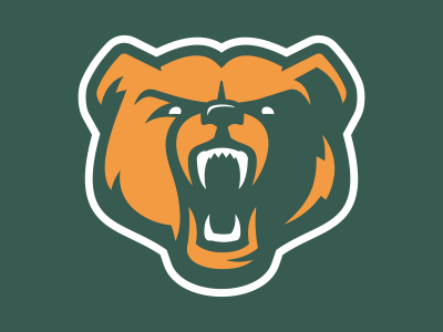 Grizzly Bear Sports Logo - Bear