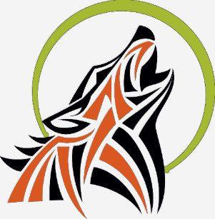 Orange and Black Wolves Logo - Orange Black Wolf Tattoo Gifts & Gift Ideas | Zazzle UK
