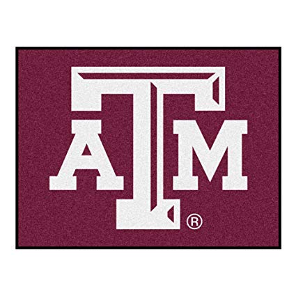 Maroon Texas A&M Logo - Amazon.com : Texas A&M Logo Area Rug : Sports & Outdoors