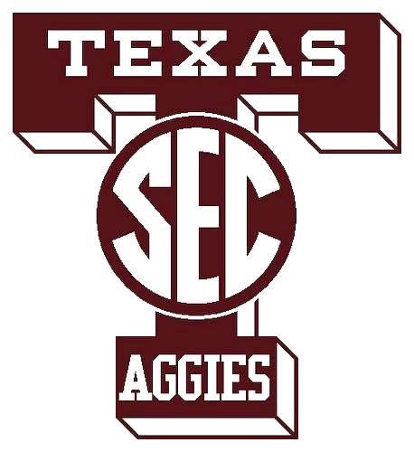 Maroon Texas A&M Logo - Texas A & M University Aggies - new SEC logo | Texas A & M ...