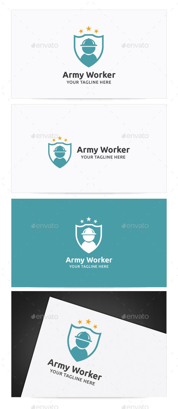 Printing Worker Logo - Army Worker Logo by himoo | GraphicRiver