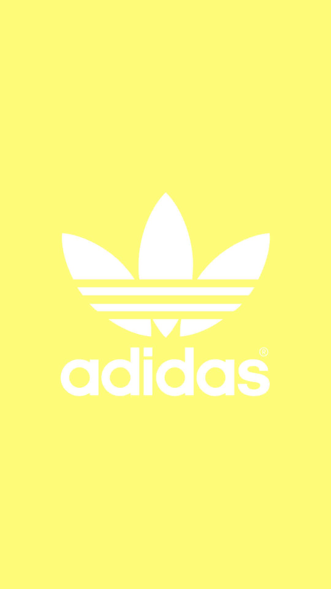 Yellow Addidas Logo - adidas Logo iPhone Wallpaper. Wallpaper in 2019