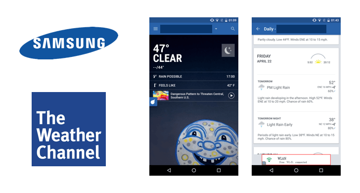 Weather Channel App Logo - Samsung And The Weather Channel Pair Up To Launch An Exclusive ...