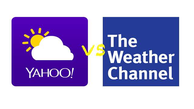 Weather Channel App Logo - Yahoo Weather vs. The Weather Channel: Best Weather App? | Heavy.com