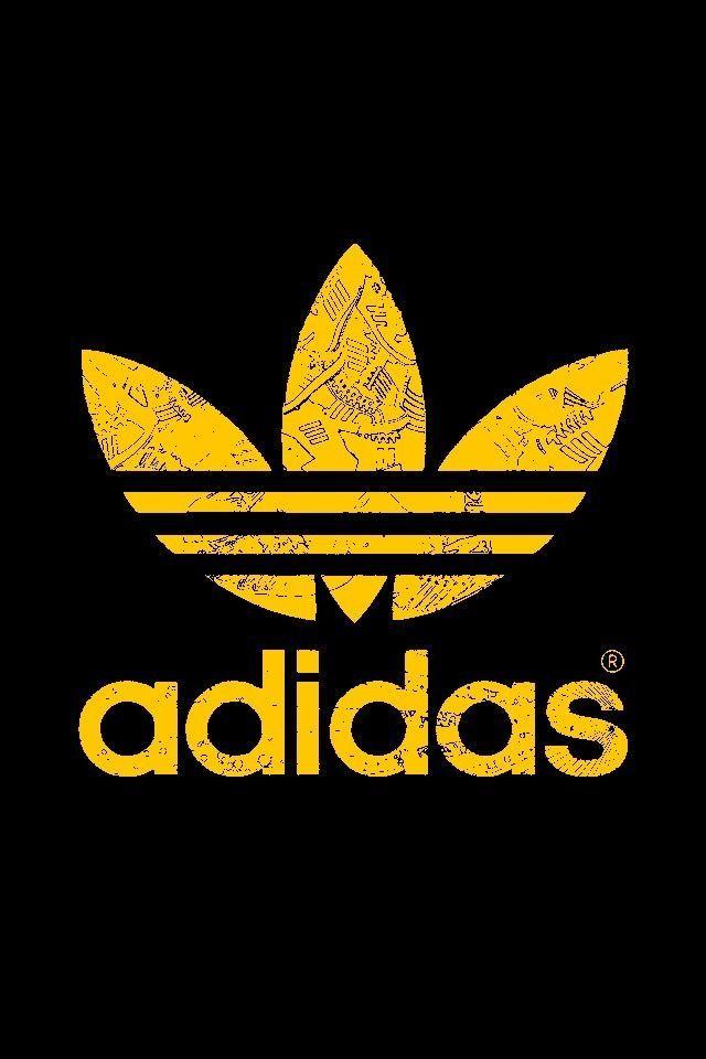 Yellow Addidas Logo - adidas. Adidas. Fondos de pantalla nike, Nike, Serigrafía