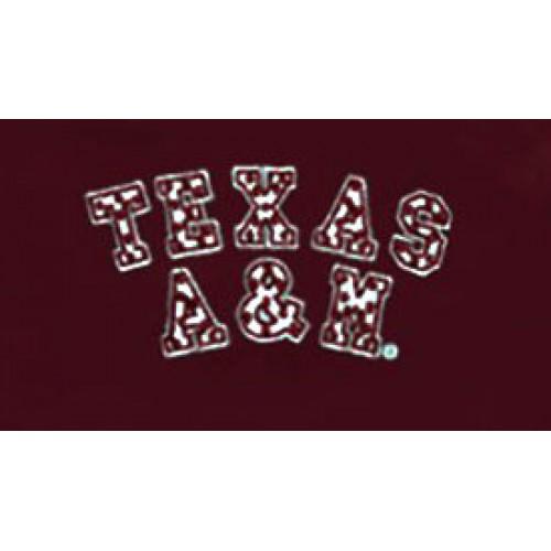 Maroon Texas A&M Logo - Aggie Baby Blanket with Texas A&M logo