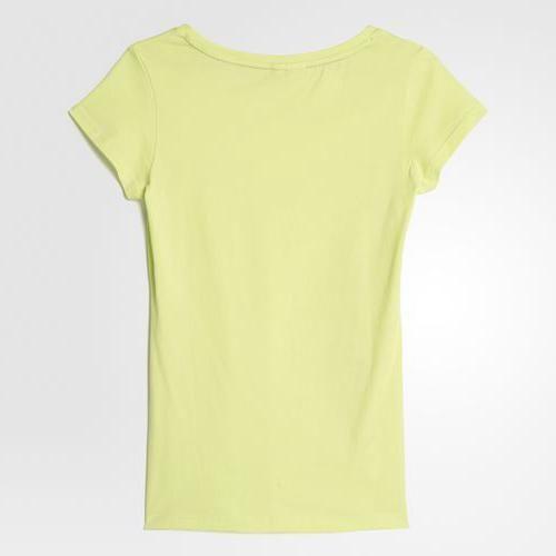 Yellow Addidas Logo - adidas outlet adidas Logo Tee - Yellow | Womens Adidas Shirts Online ...