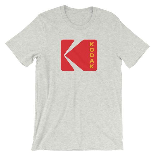 First Kodak Logo - Retro Kodak Logo Film Photography Short Sleeve Unisex T Shirt