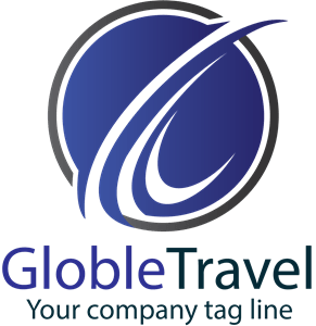 Travel Blue Circular Logo - Blue circular Logo Vector (.EPS) Free Download
