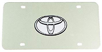 Gold Toyota Logo - Amazon.com: Auto Gold TOYCC Toyota Logo Chr/Chr Plt: Automotive