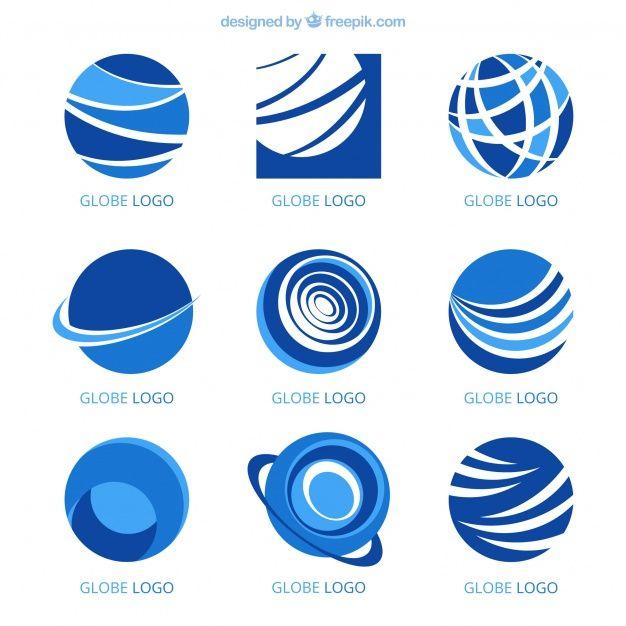 Blue Circular Logo - Circle Globe Vectors, Photos and PSD files | Free Download