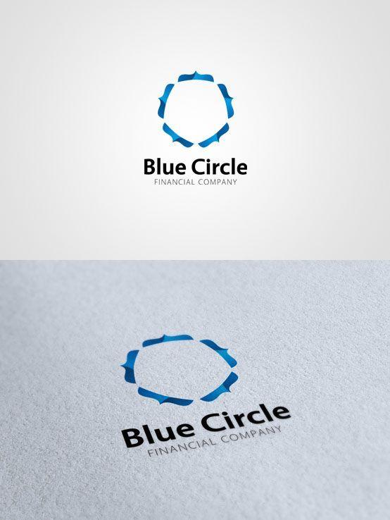 Blue Circular Logo - Blue Circle #logo #design $300. brand it. Blue circle