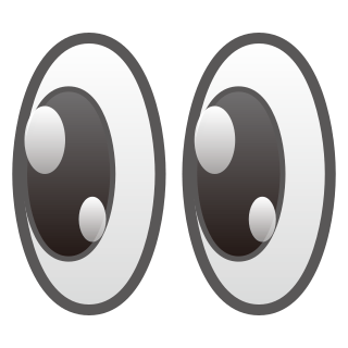 Eyes Emoji Logo - googly)eyes. emojidex emoji service and apps