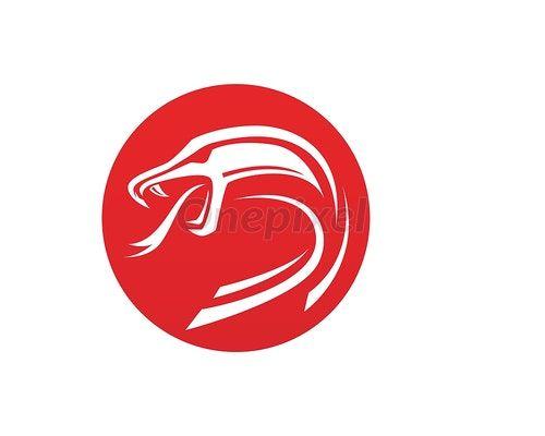Snake Circle Logo - Viper snake logo design element. danger snake icon. viper symbol ...