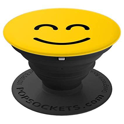 Eyes Emoji Logo - Amazon.com: Smiling Face with Smiling Eyes Emoji - PopSockets Grip ...