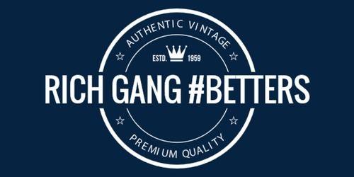 Rich Gang Logo - RICH GANG #BETTERS. A Custom Shoe concept
