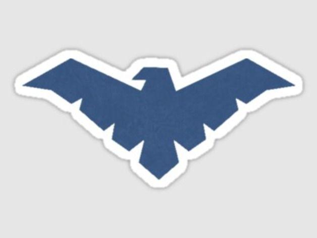 Blue Hawk Logo - Night Hawk Logo by kkford14 - Thingiverse