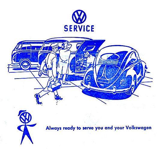 Vintage German VW Logo - Volkswagen Logo History @ DasTank.com