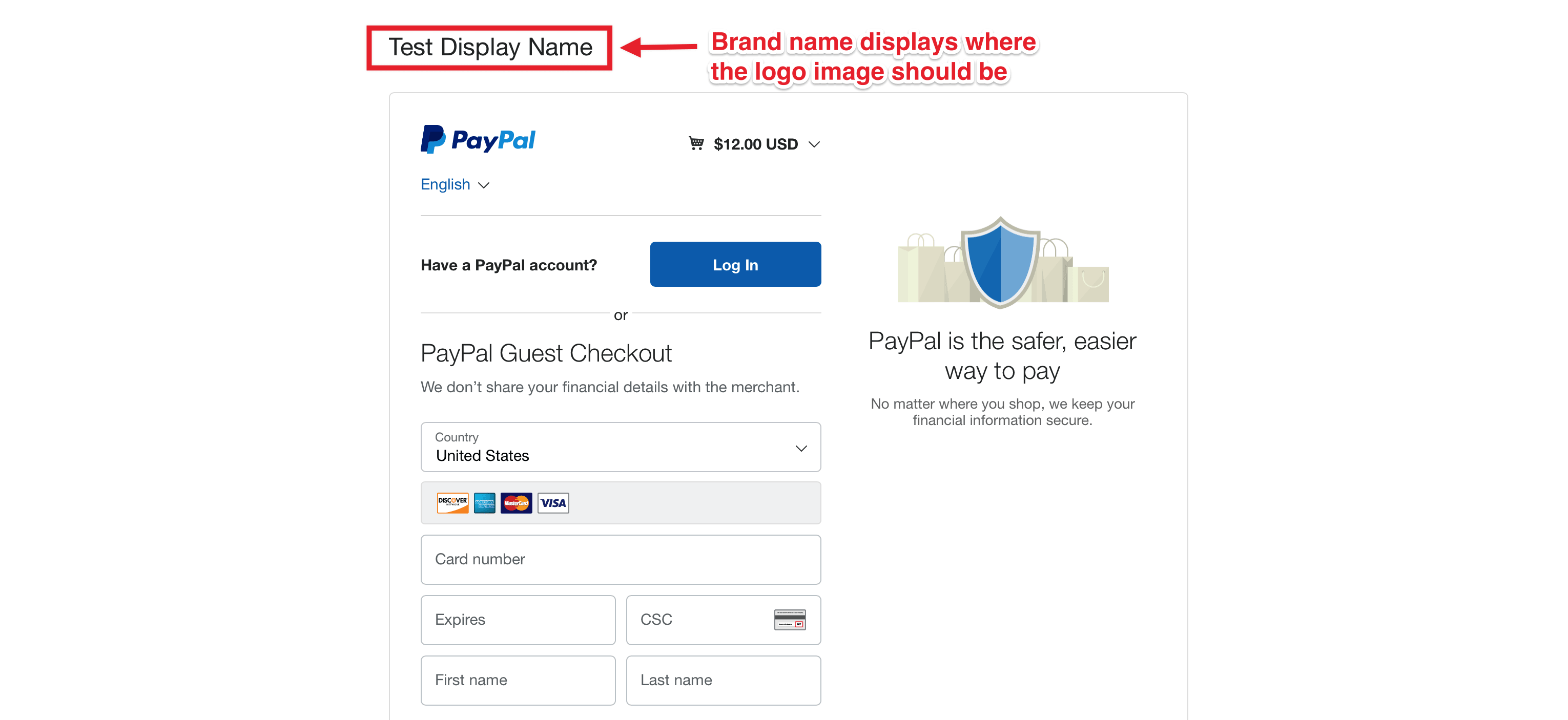 First PayPal Logo - Logo Image not displaying in PayPal Checkout page · Issue #371 ...