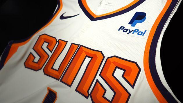 First PayPal Logo - Phoenix Suns sign PayPal to first jersey patch sponsor deal ...