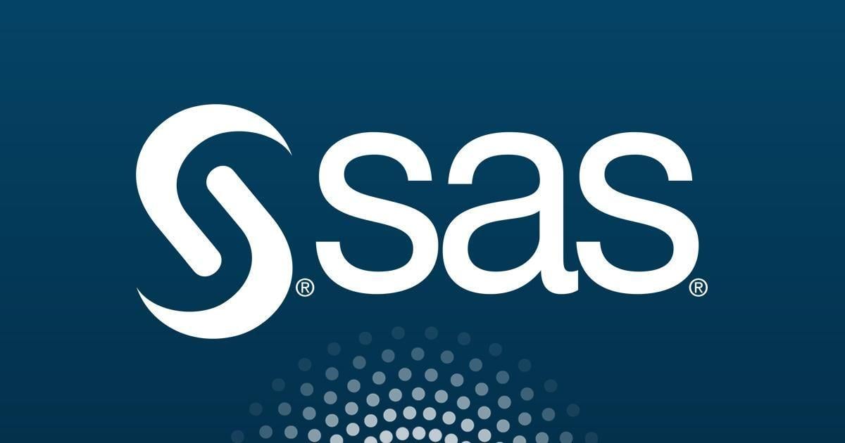 SAS Company Logo - Analytics, Business Intelligence and Data Management