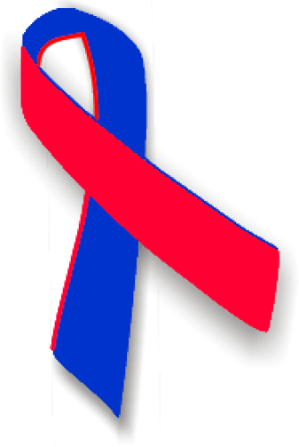 Red and Blue Ribbon Logo - red and blue ribbon