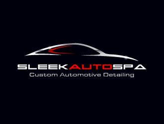 Sleek Car Logo - Sleek Auto Spa logo design