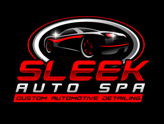 Sleek Car Logo - Sleek Auto Spa logo design - 48HoursLogo.com