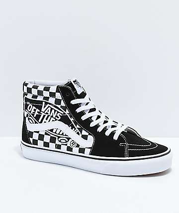 Crazy Checkerboard Vans Logo - Vans Shoes & Clothing