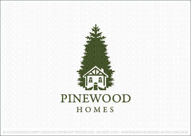 Home Tree Logo - Readymade Logos for Sale Pine Woods Home | Readymade Logos for Sale
