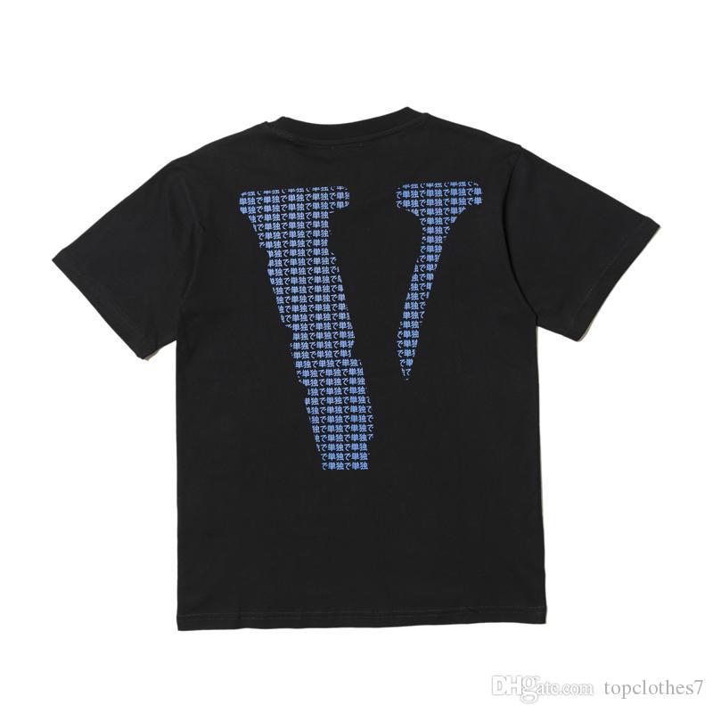Brnd Vlone Logo - Brand VLONE TEE Logo Friends T Shirt Sweater M, L, XL ASAP Bari Big V