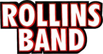 Red and Black Band Logo - Rollins Band, Black & White Logo Jumbo