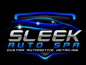 Sleek Car Logo - Sleek Auto Spa logo design - 48HoursLogo.com