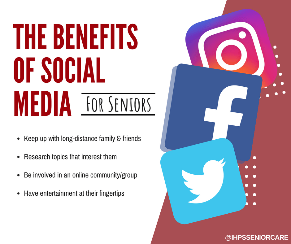 Social Media Entertainment Logo - Benefits of Social Media for Seniors. In Home Personal Services