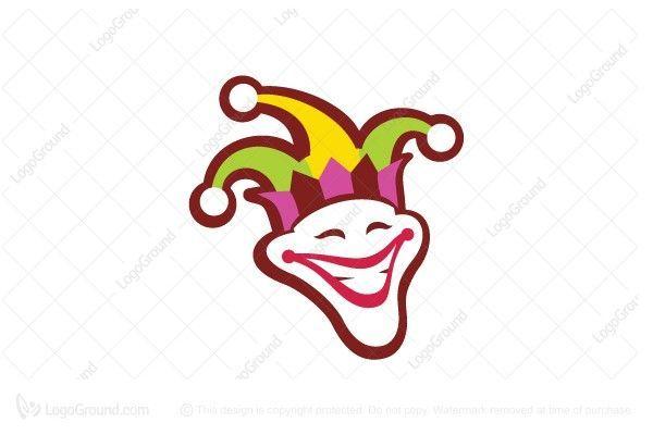 Social Media Entertainment Logo - Exclusive Logo Happy Joker Logo. Buy ready made logo
