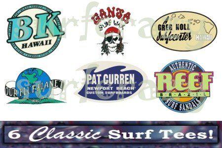 Old Surf Logo - Second Life Marketplace - SURF TEES 6 CLASSICS #1